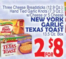 Bravo Supermarkets NEW YORK GARLIC TEXAS TOAST offer