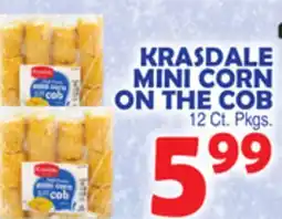 Bravo Supermarkets KRASDALE MINI CORN ON THE COB offer