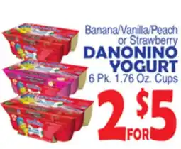 Bravo Supermarkets DANONINO YOGURT offer