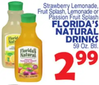 Bravo Supermarkets FLORIDA'S NATURAL DRINKS offer