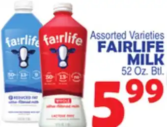 Bravo Supermarkets FAIRLIFE MILK offer