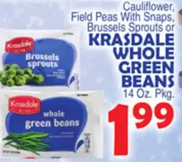 Bravo Supermarkets KRASDALE WHOLE GREEN BEANS offer