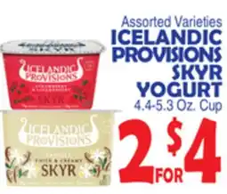 Bravo Supermarkets ICELANDIC PROVISIONS SKYR YOGURT offer