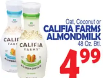 Bravo Supermarkets CALIFIA FARMS ALMONDMILK offer