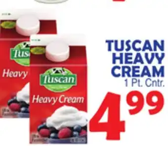 Bravo Supermarkets TUSCAN HEAVY CREAM offer