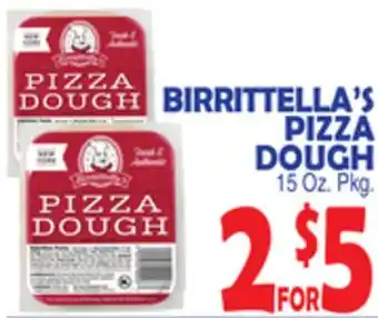 Bravo Supermarkets BIRRITTELLA'S PIZZA DOUGH offer