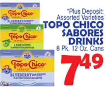 Bravo Supermarkets TOPO CHICO SABORES DRINKS offer