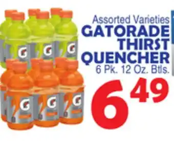 Bravo Supermarkets GATORADE THIRST QUENCHER offer