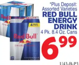 Bravo Supermarkets RED BULL ENERGY DRINK offer