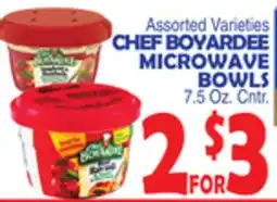 Bravo Supermarkets CHEF BOYARDEE MICROWAVE BOWLS offer