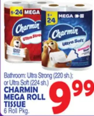 Bravo Supermarkets CHARMIN MEGA ROLL TISSUE offer