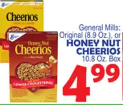 Bravo Supermarkets HONEY NUT CHEERIOS offer