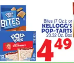 Bravo Supermarkets KELLOGG'S POP-TARTS, 20.32 Oz. Box offer