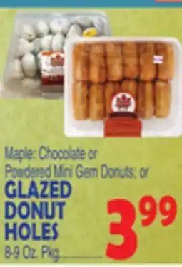 Bravo Supermarkets GLAZED DONUT HOLES offer