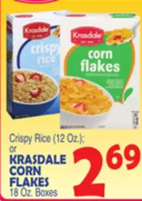 Bravo Supermarkets KRASDALE CORN FLAKES offer