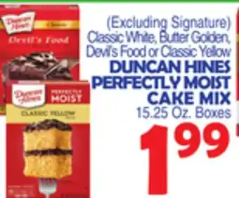 Bravo Supermarkets DUNCAN HINES PERFECTLY MOIST CAKE MIX offer