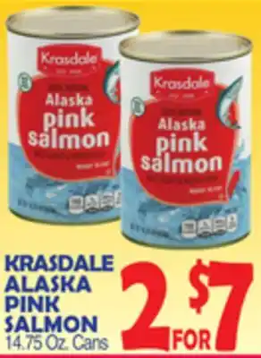 Bravo Supermarkets KRASDALE ALASKA PINK SALMON offer