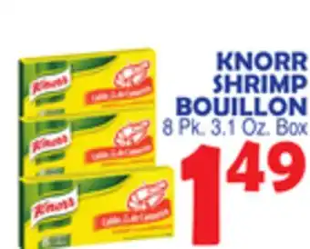 Bravo Supermarkets KNORR SHRIMP BOUILLON offer