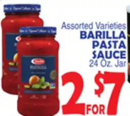 Bravo Supermarkets BARILLA PASTA SAUCE offer