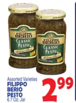 Bravo Supermarkets FILIPPO BERIO PESTO offer