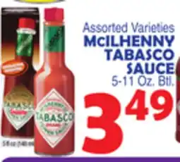 Bravo Supermarkets MCILHENNY TABASCO SAUCE offer