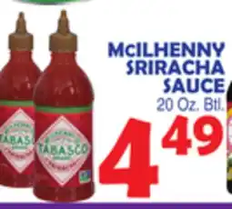 Bravo Supermarkets MCILHENNY SRIRACHA SAUCE offer