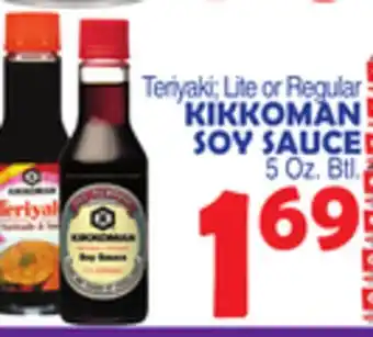 Bravo Supermarkets KIKKOMAN SOY SAUCE offer