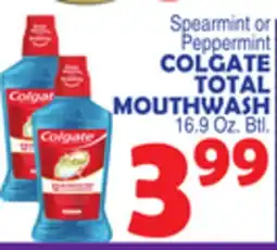 Bravo Supermarkets COLGATE TOTAL MOUTHWASH offer