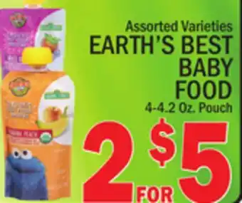 C Town EARTH'S BEST BABY FOOD offer