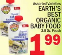 C Town EARTH'S BEST ORGANIC BABY FOOD offer