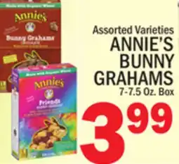 C Town ANNIE'S BUNNY GRAHAMS offer