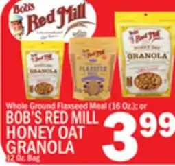 C Town BOB'S RED MILL HONEY OAT GRANOLA 12 Oz. Bag offer