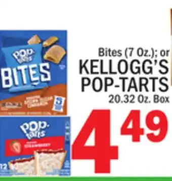 C Town KELLOGG'S POP-TARTS, 20.32 Oz. Box offer