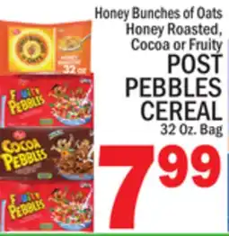 C Town POST PEBBLES CEREAL offer