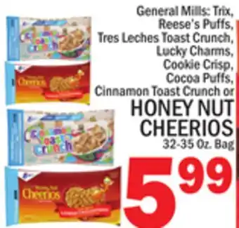 C Town General Mills HONEY NUT CHEERIOS offer