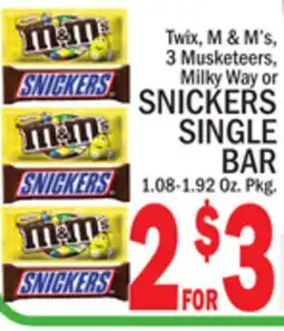 C Town SNICKERS SINGLE BAR offer