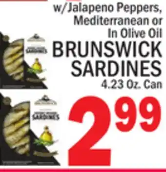 C Town BRUNSWICK SARDINES offer