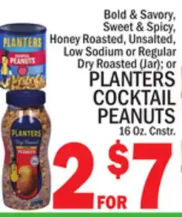 C Town PLANTERS COCKTAIL PEANUTS offer