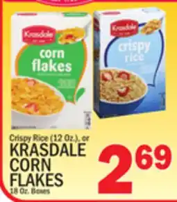 C Town KRASDALE CORN FLAKES 18 Oz. Boxes offer