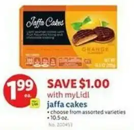 Lidl Jaffa cakes offer