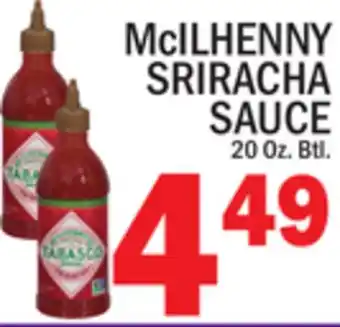 C Town McILHENNY SRIRACHA SAUCE offer