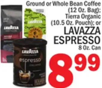 C Town LAVAZZA ESPRESSO, 8 Oz. Can offer