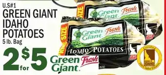 C Town GREEN GIANT IDAHO POTATOES offer