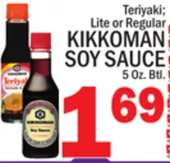 C Town KIKKOMAN SOY SAUCE offer