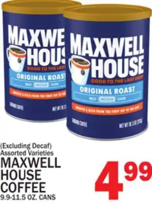 C Town MAXWELL HOUSE COFFEE offer