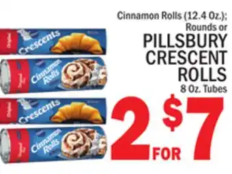 C Town PILLSBURY CRESCENT ROLLS 8 Oz. Tubes offer