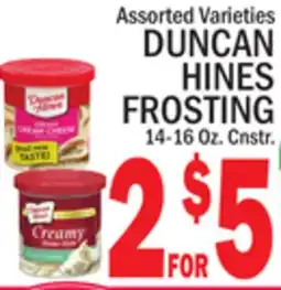 C Town DUNCAN HINES FROSTING offer