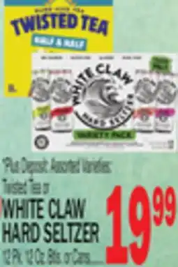 C Town WHITE CLAW HARD SELTZER offer