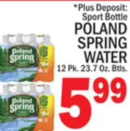 C Town POLAND SPRING WATER offer