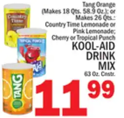 C Town KOOL-AID DRINK MIX, 63 Oz. Cnstr offer